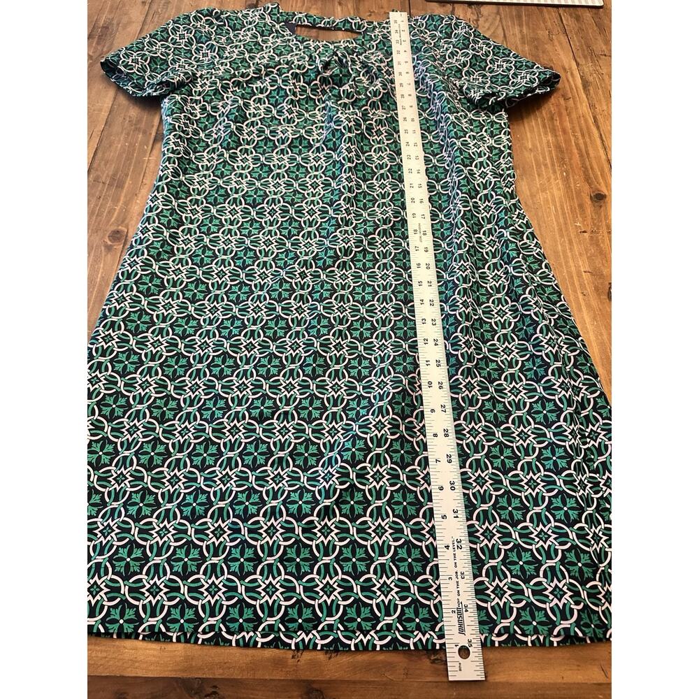 J Crew Silk Shift Dress Swoop Latticework Medallion Size 6 Open Back New $178 - Picture 6 of 10